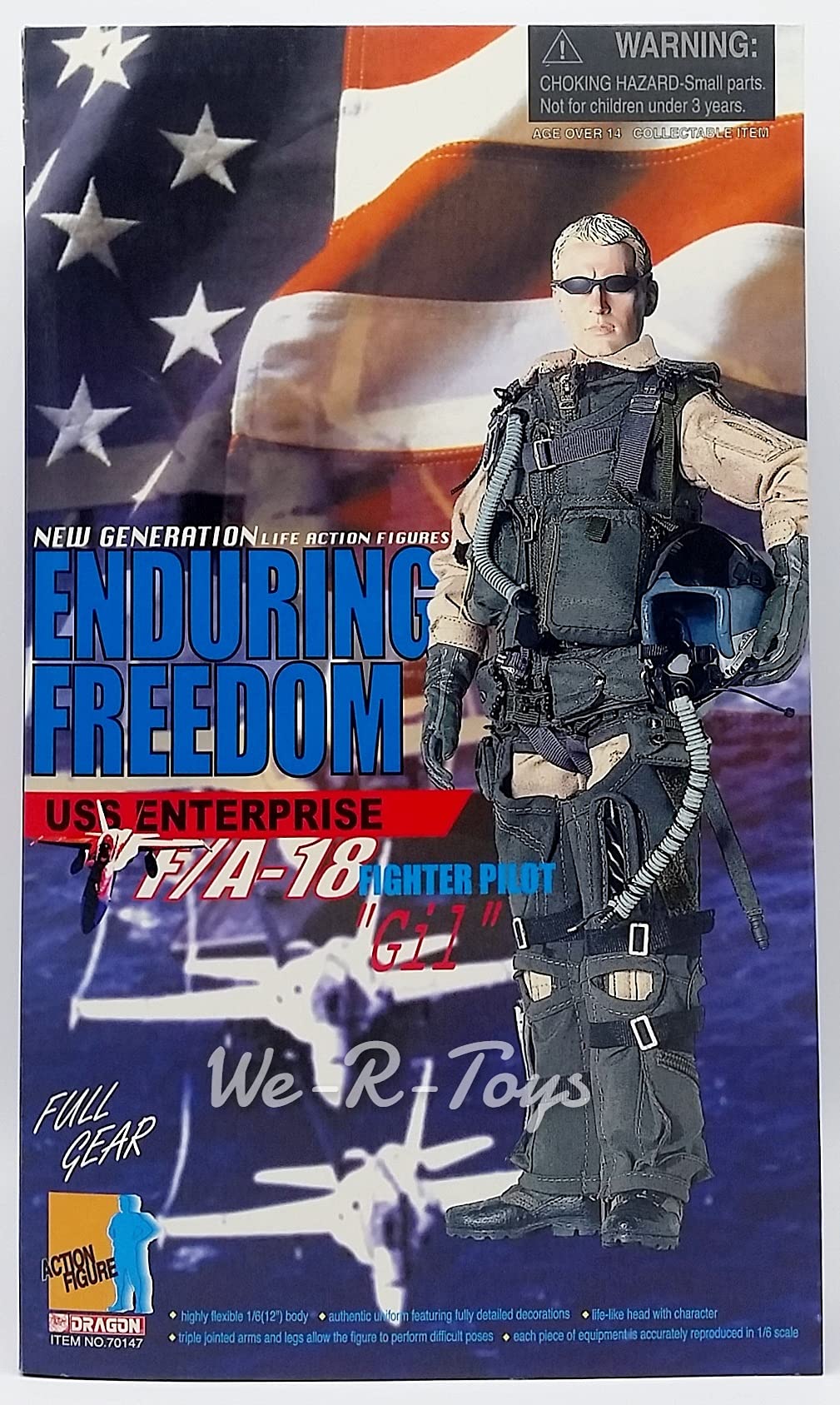 Dragon Enduring Freedom USS Enterprise F/A-18 Figther Pilot 